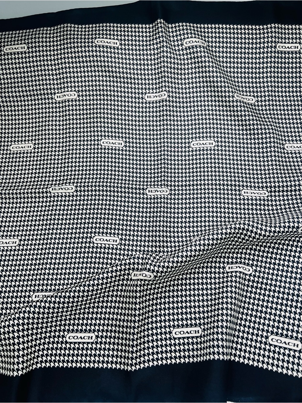 Coach Houndstooth Scarf